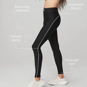 ALO Yoga Jet Black High-Waist Leggings